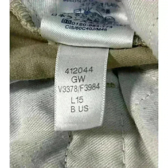 Lands End Shorts Girls Size 10 Plus Beige High Rise Adjustable Waist Cotton Poly - Picture 10 of 11